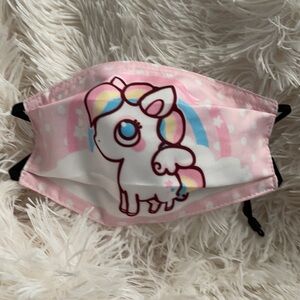New kid’s unicorn face mask